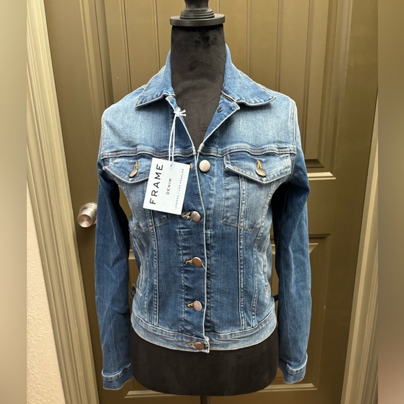 NWT Frame Denim Jacket - Picture 1 of 8